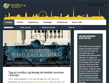 Tablet Screenshot of godtur.dk